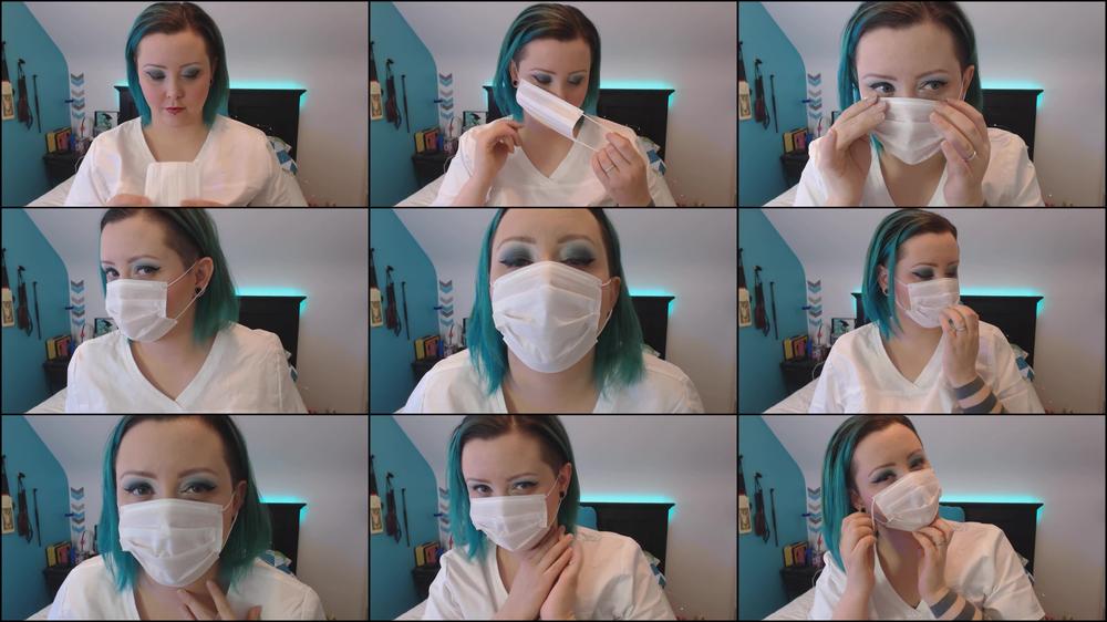 White Mask and Scrubs
