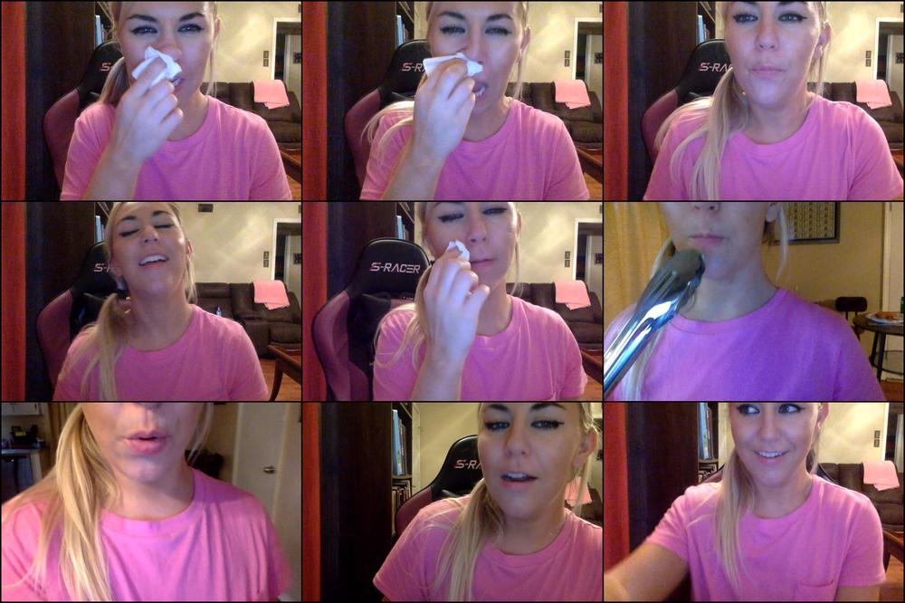 BLOWING MY NOSE AND BURPING