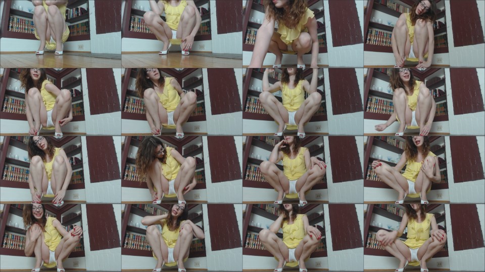 Canadiansammy Sammys Upskirt In A Yellow Dress 2015 12 14