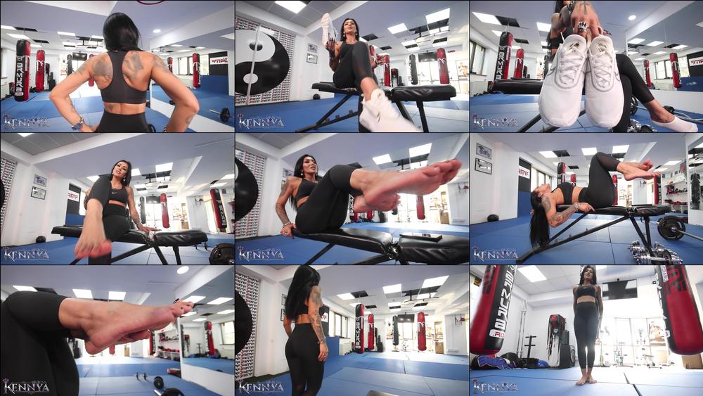 Worship my smelly gym shoes and feet POV - September 07, 2021