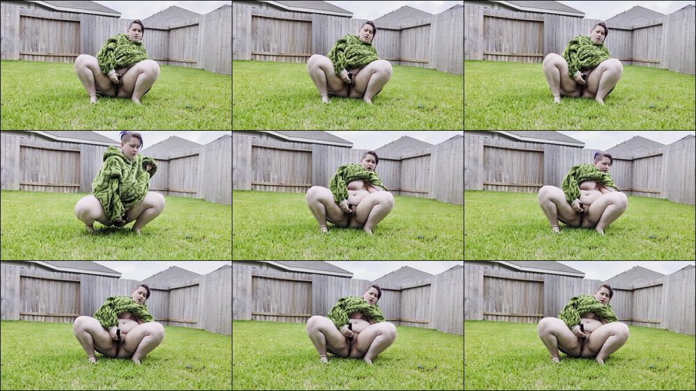 Pissing In a Hoodie Outside
