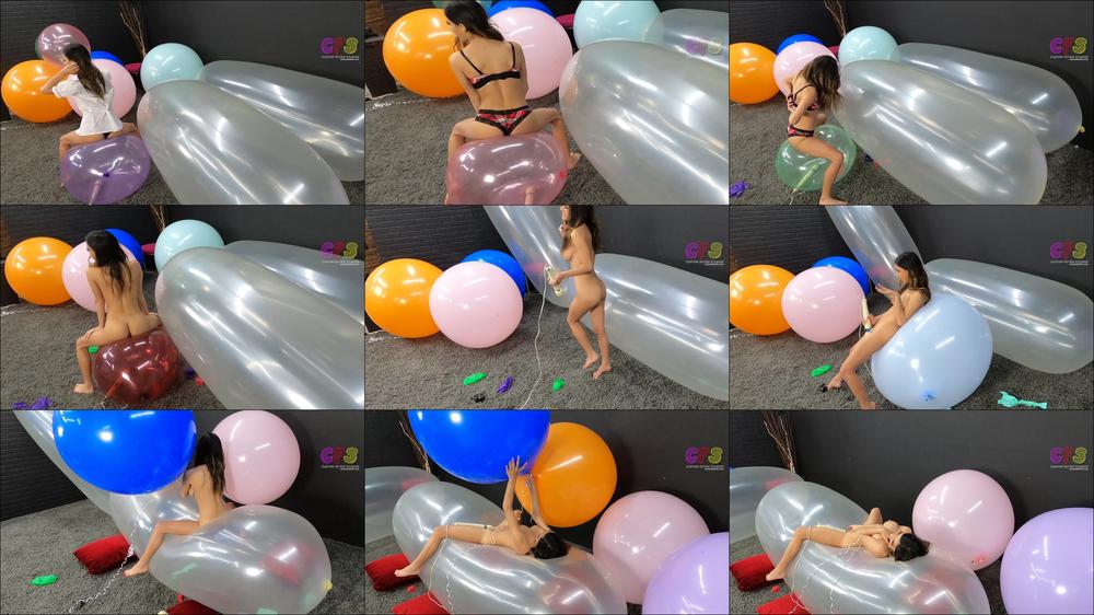 Dazz Vibrates-Plays with BIG Balloons 2