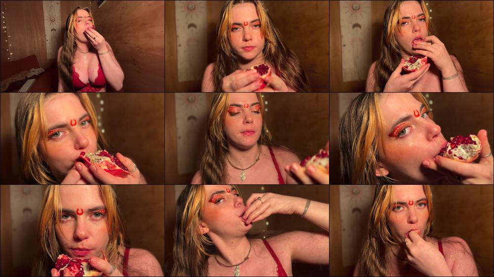 Sucking On Pomegranate ASMR