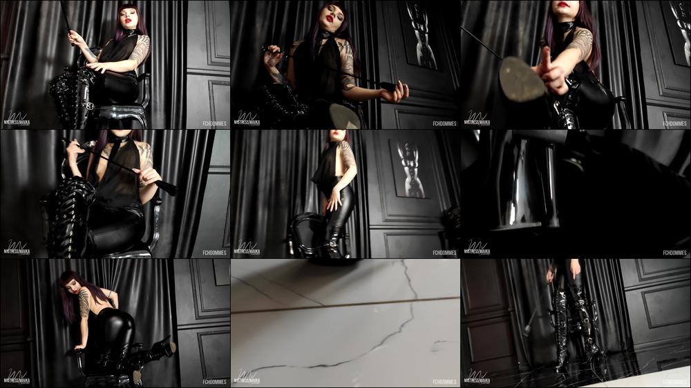 Time to clean Mistress Mavka boots POV - May 25, 2023
