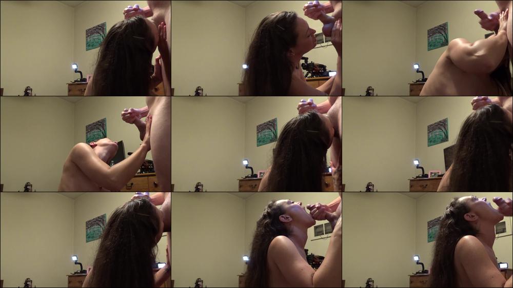 Olivia WIlder licks my balls then I cum