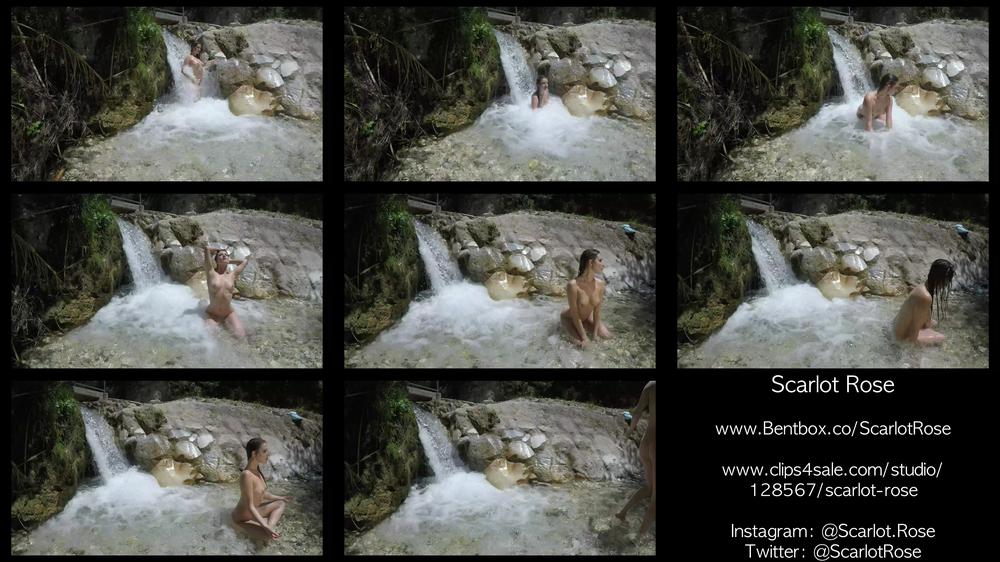 BTS - Nude in the waterfall Voyeur cam