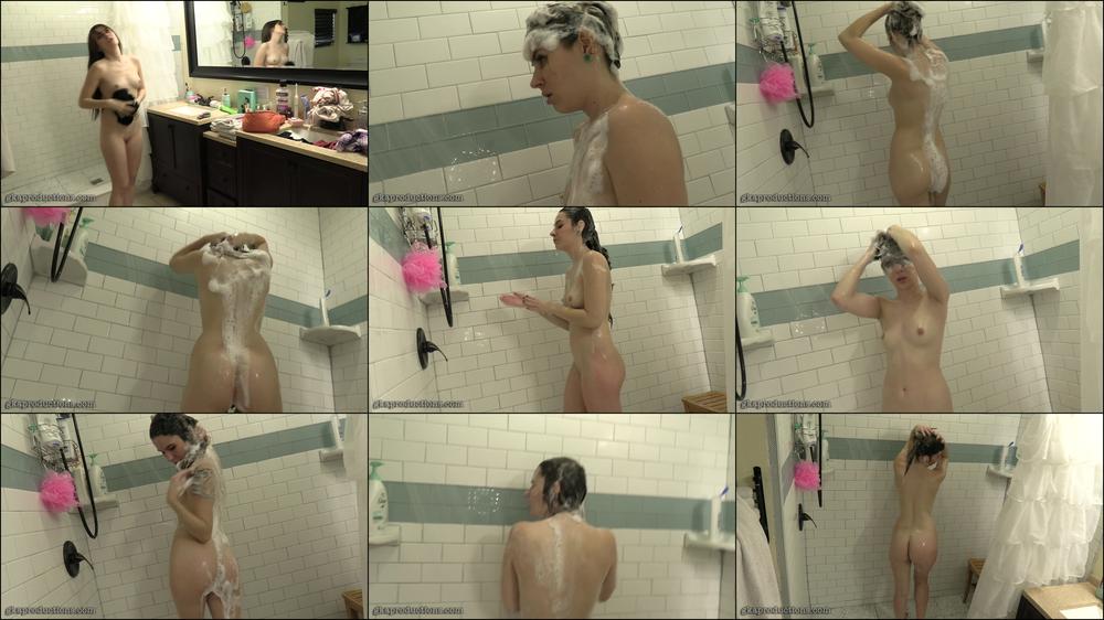 Ziva Fey - Solo Hair Washing Fun