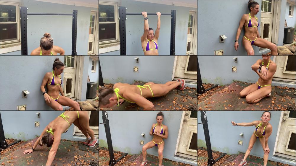 Chin Ups and Wall Sits and Push Ups - April 09, 2022