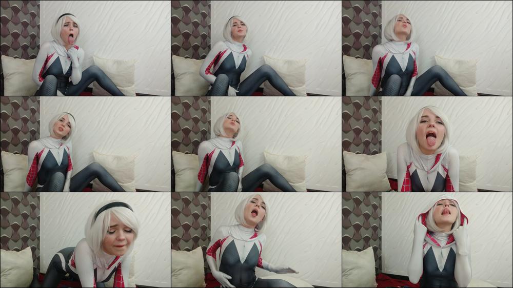 Gwen Stacy - Ahegao and Fingering - Sep 28, 2020