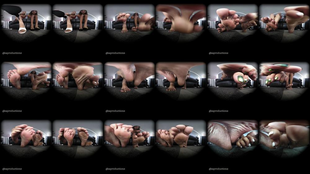VR180* U R Foot Bitch For Honey & Vika
