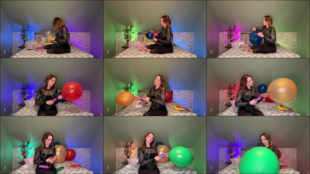 Party Time Balloon Blowing and Hand Pumping