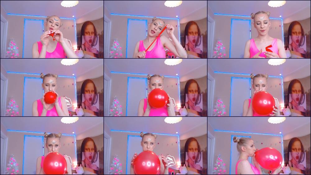 Blowing my red ballloon - December 14, 2020