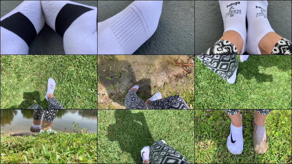Clean And Muddy Socks