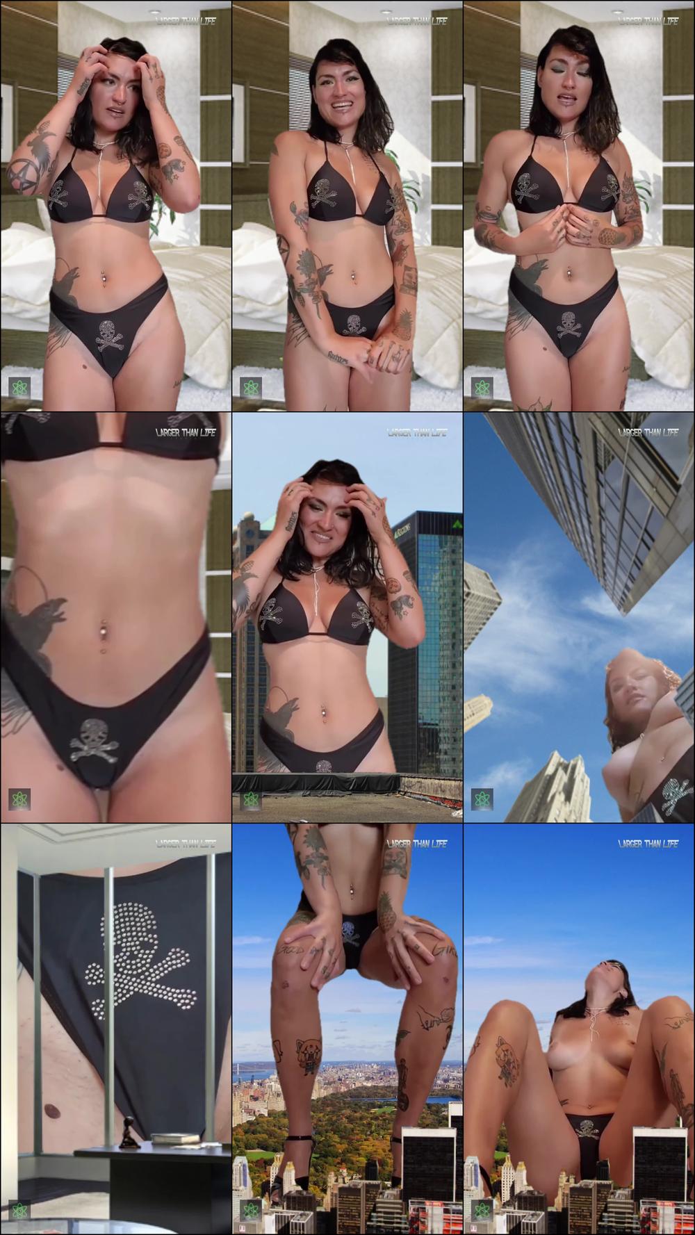 Titania Orion in Exhibitionist GF Wants To Grow-Giantess SFX