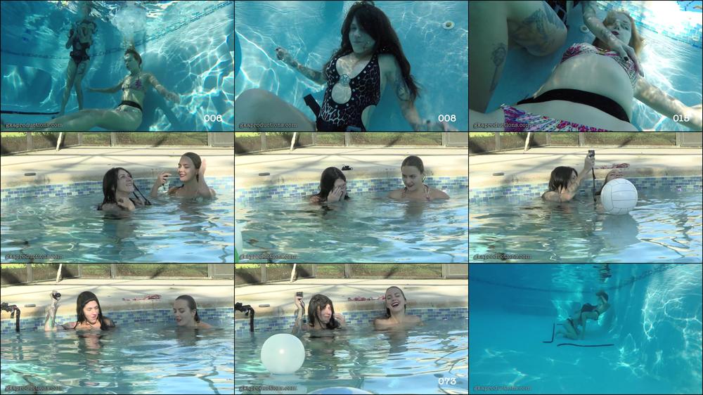 Morgana & Vika Underwater Breath Holding