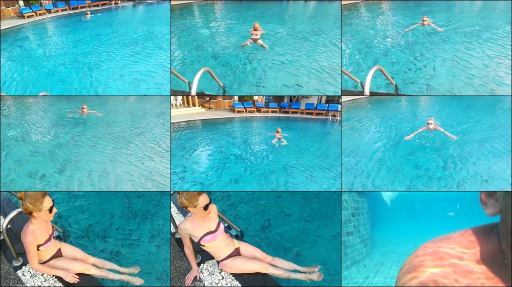 Kinkyporncpl Pool Swimming And Feet Fetish