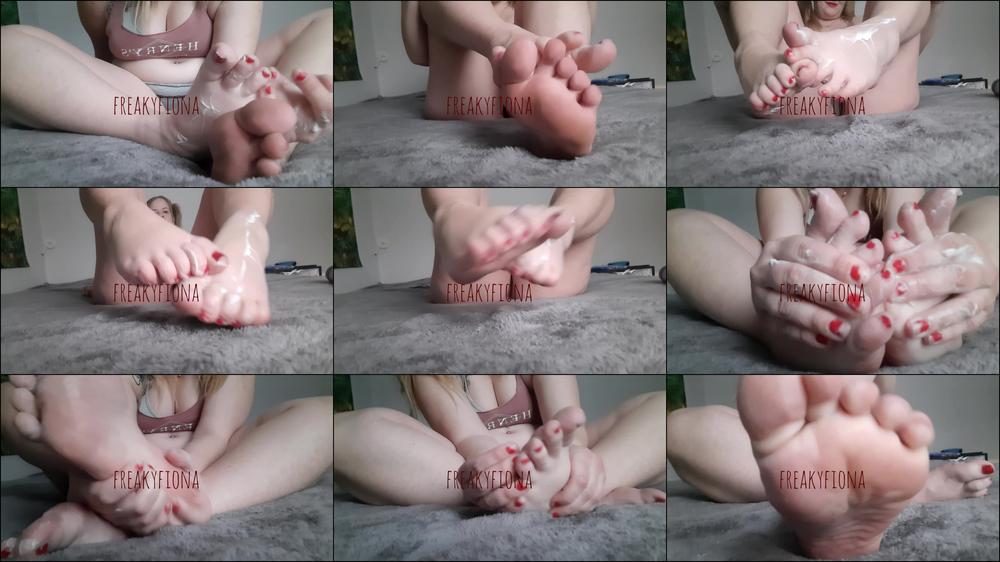 DELETING SOON Foot fetish lotion rubbing
