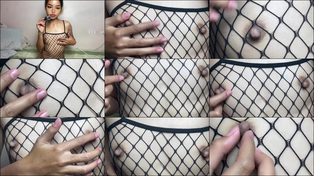 061 Close-Up Nipple Fishnet