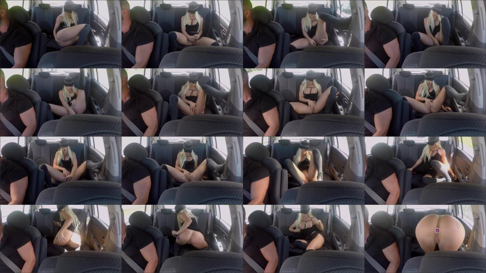 Scarlet Chase Masturbating In Backseat Of Amateur Taxi