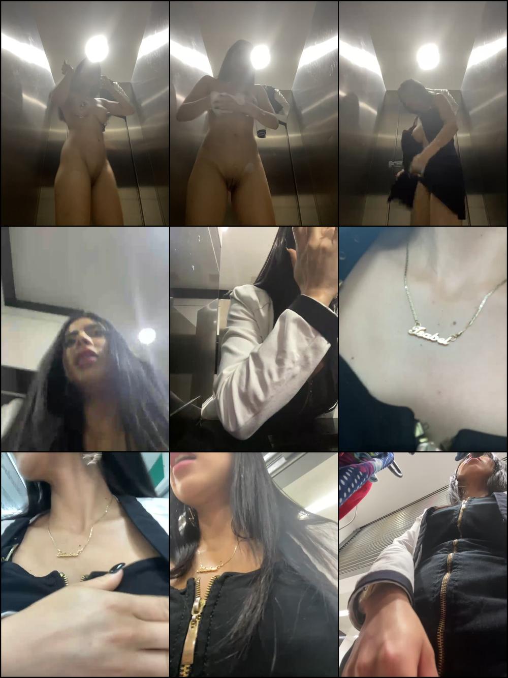Nudity milf excited in the bathroom POV