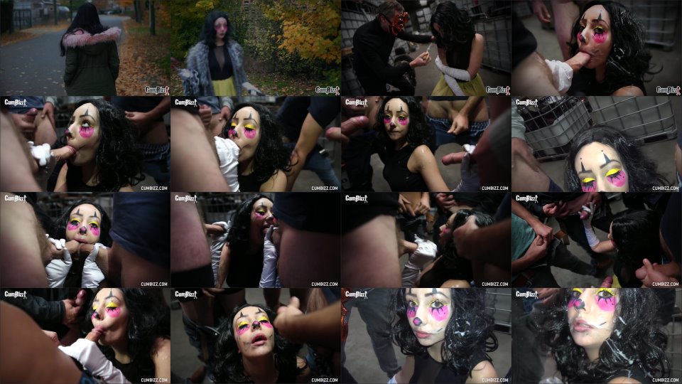 Cumbizz Teen Clown Pranked With Big Cumshots