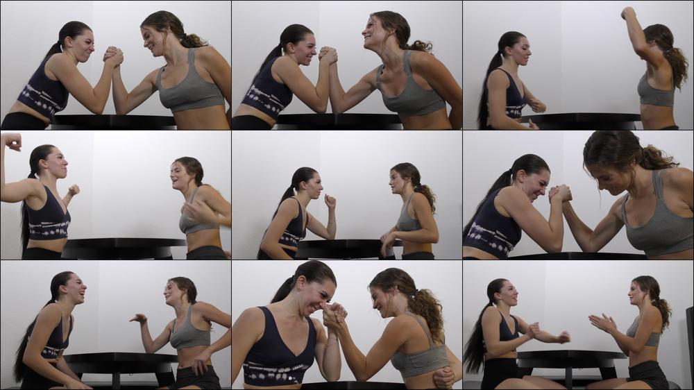 Nathalia vs Nicole: Armwrestle