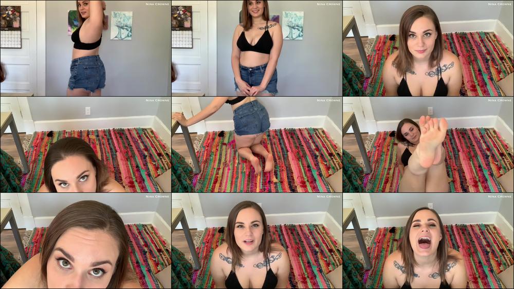 Dumb Slut Begs to Suck Cock and Serve