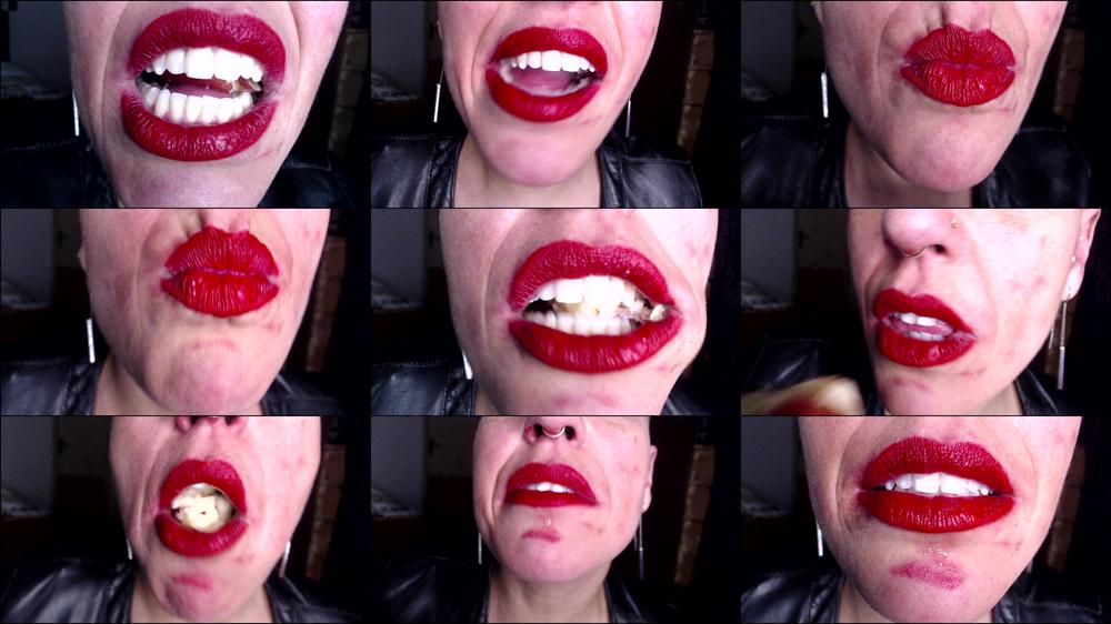 Emprexkala Smashing An Apple Inside My Mouth Asmr