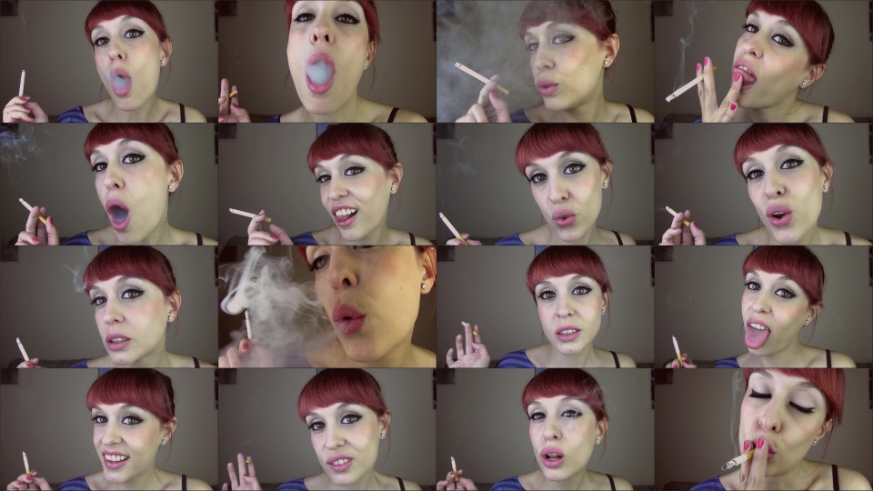Candystart Smoking Fetish Extreme Close Up