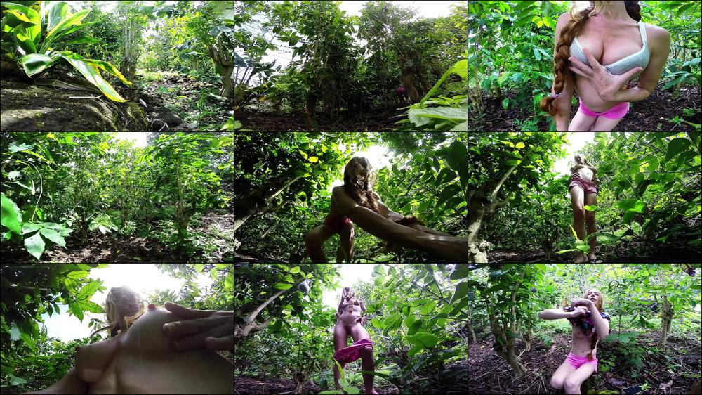 Nature hike w striptease - November 08, 2016