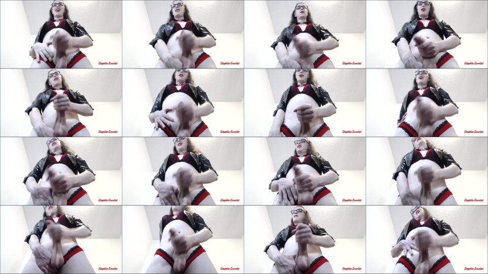Stephie Scarlet Tgril Mistress Giant Cock Tease