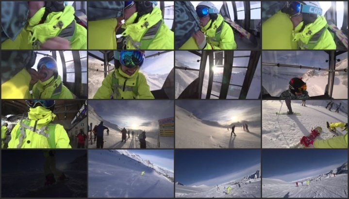 Mia Bandini 4K Public Cumshot On Mouth In Ski Lift 2