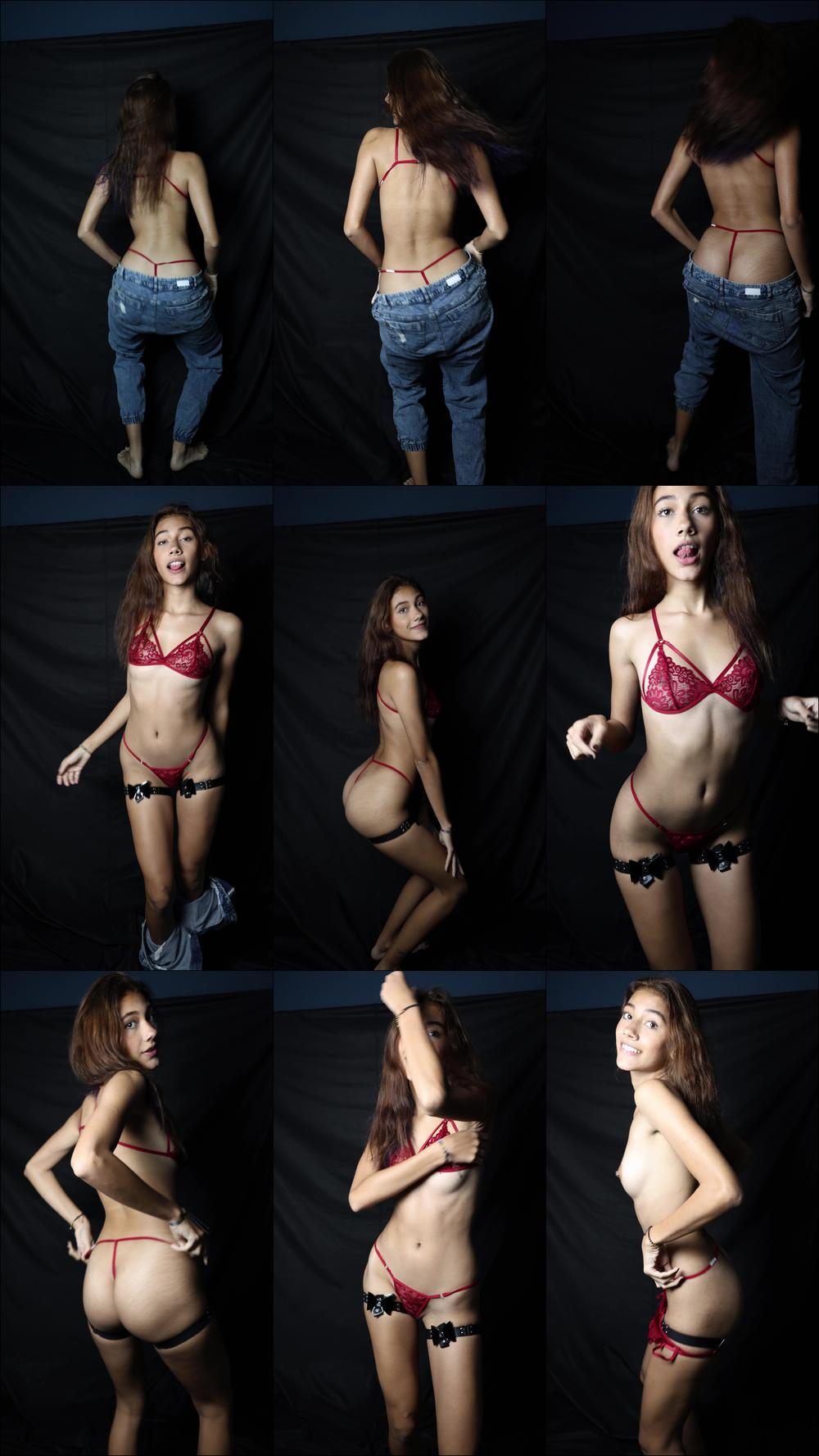 striptease with latin music