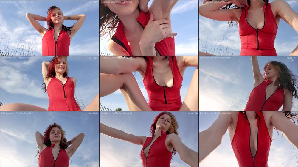 Armpit Voyeur: Public Beach