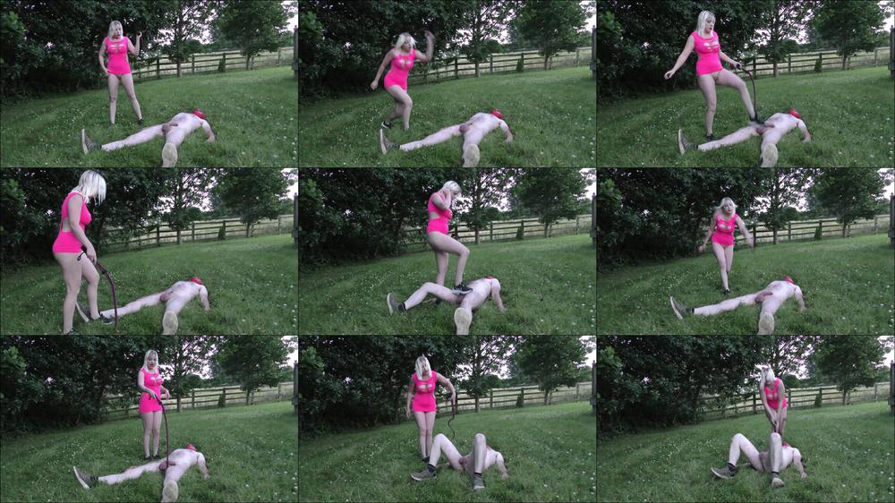 Sophieshox Whip And Kick His Stupid Dick