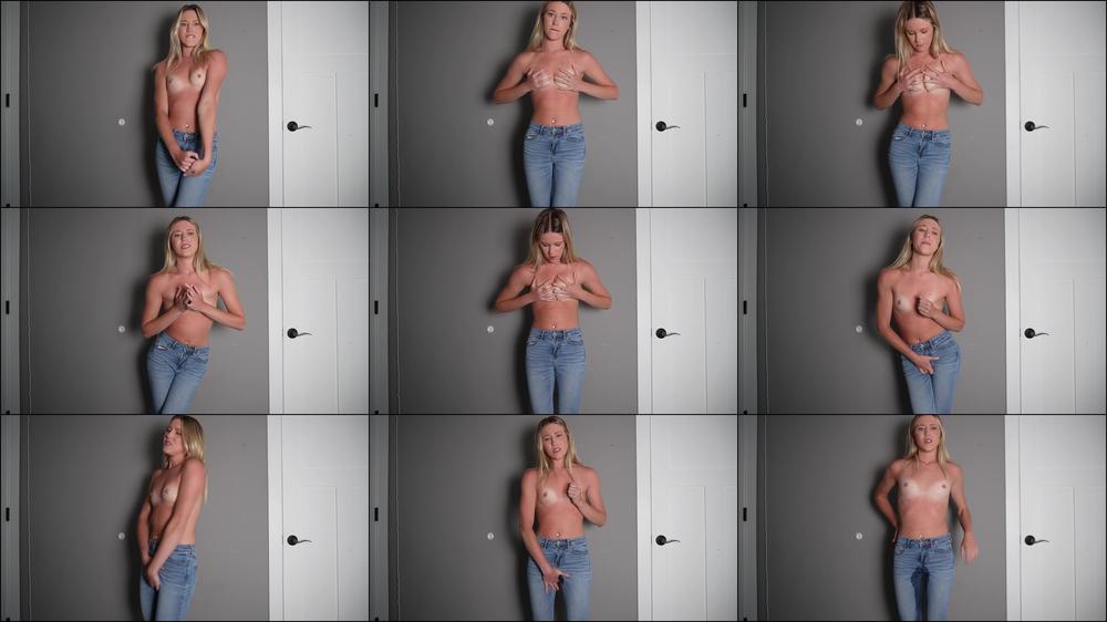 Pee Desperation - Jean Wetting & Small Tit Humiliation