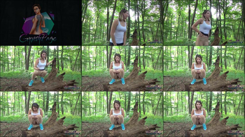 Gypsypage Naughty In The Forest Pissed