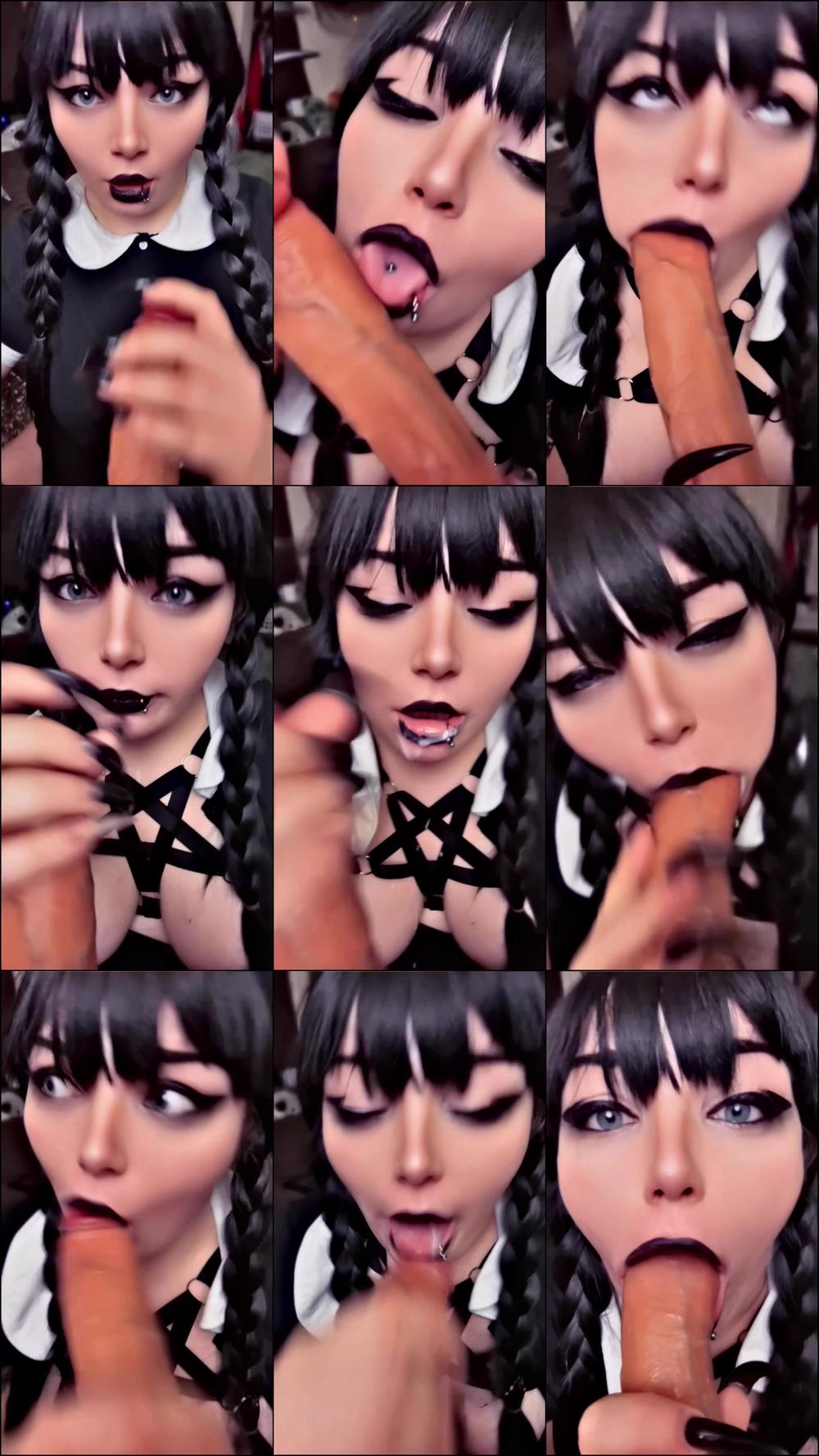 GFE Wednesday Addams Cosplay