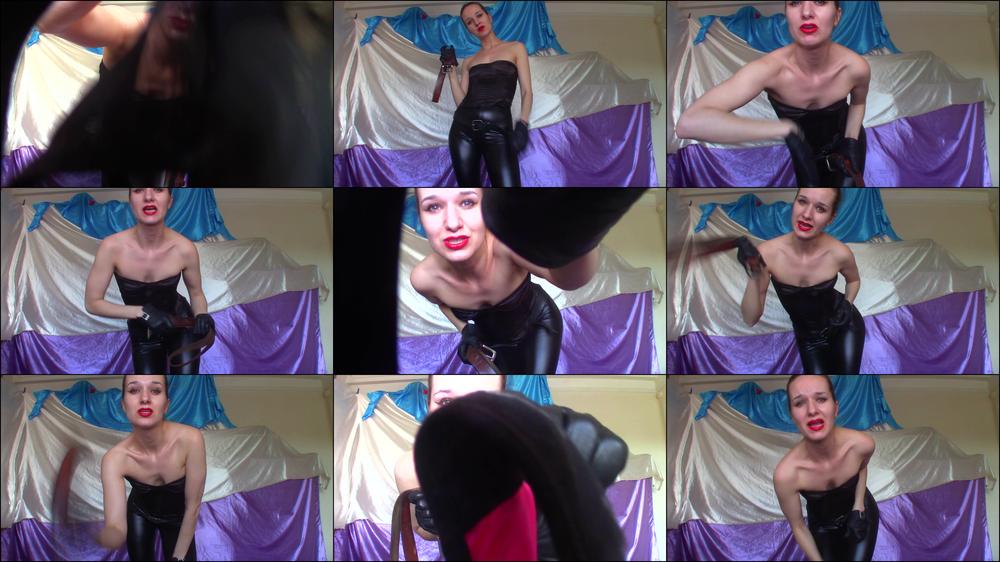 Spanking Dirty Panty Sniffing Thief