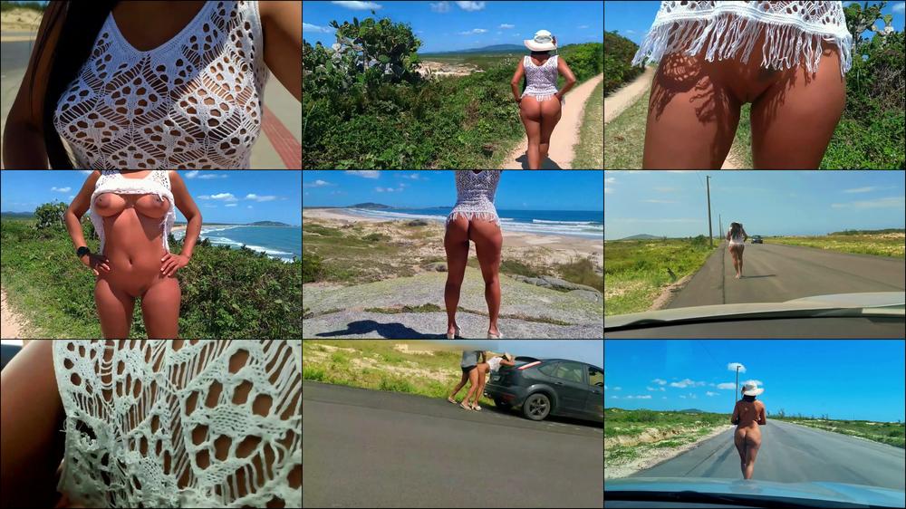 SHOWING OFF AND FUKING BY THE ROADSIDE