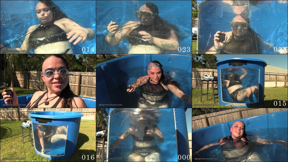 Lilyth Strange Holds Breath In WaterTank