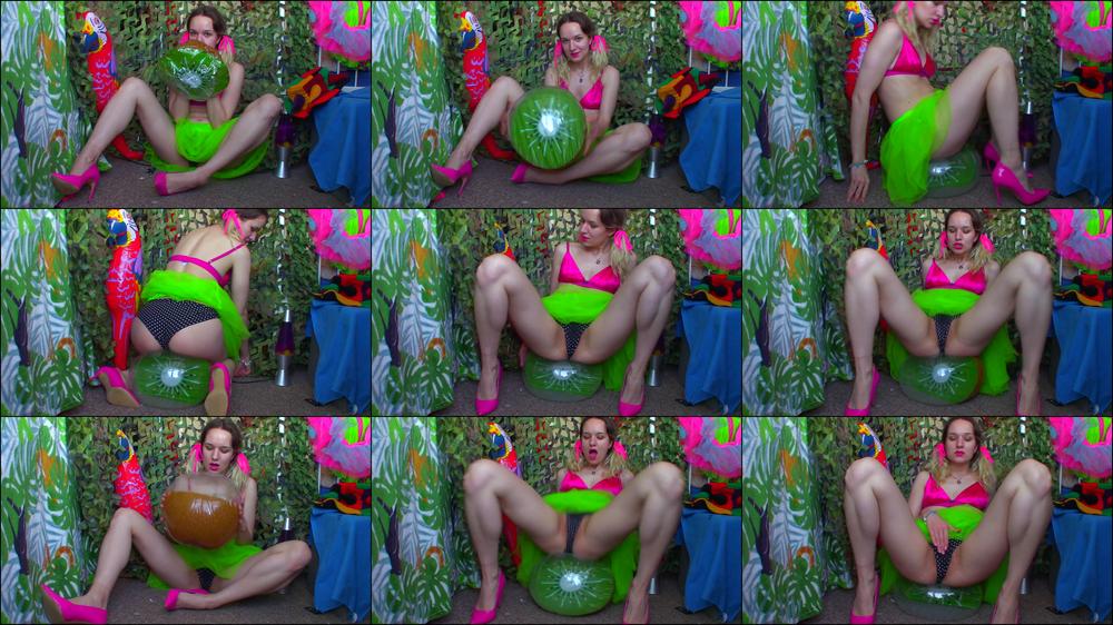 Blowing Up And Riding Kiwi Beach Ball