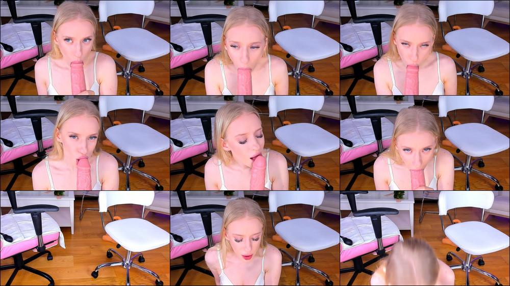 Sexy blond in silk take ur FACIAL - May 17, 2023
