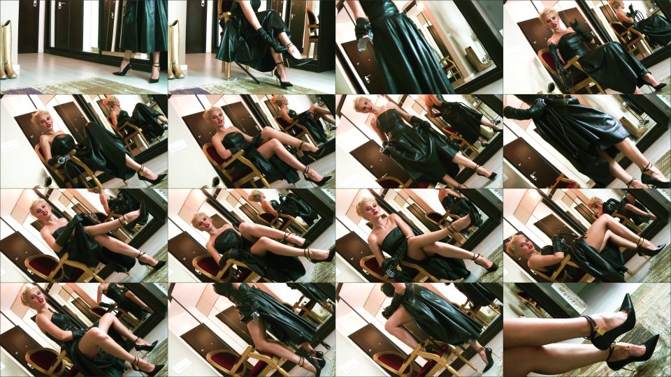 Goddessceline Chastity Training In Leather