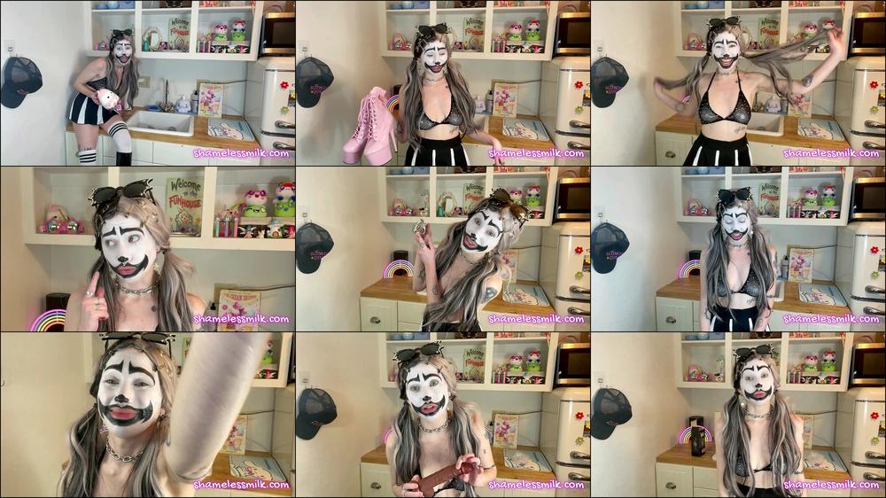 Clown Keyholder Feminization Humiliation Facefucking POV