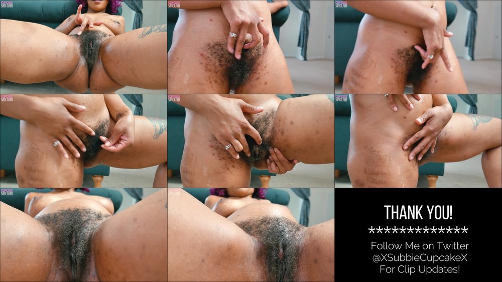 Subbiecupcake Spreading My Hairy Snatch For You