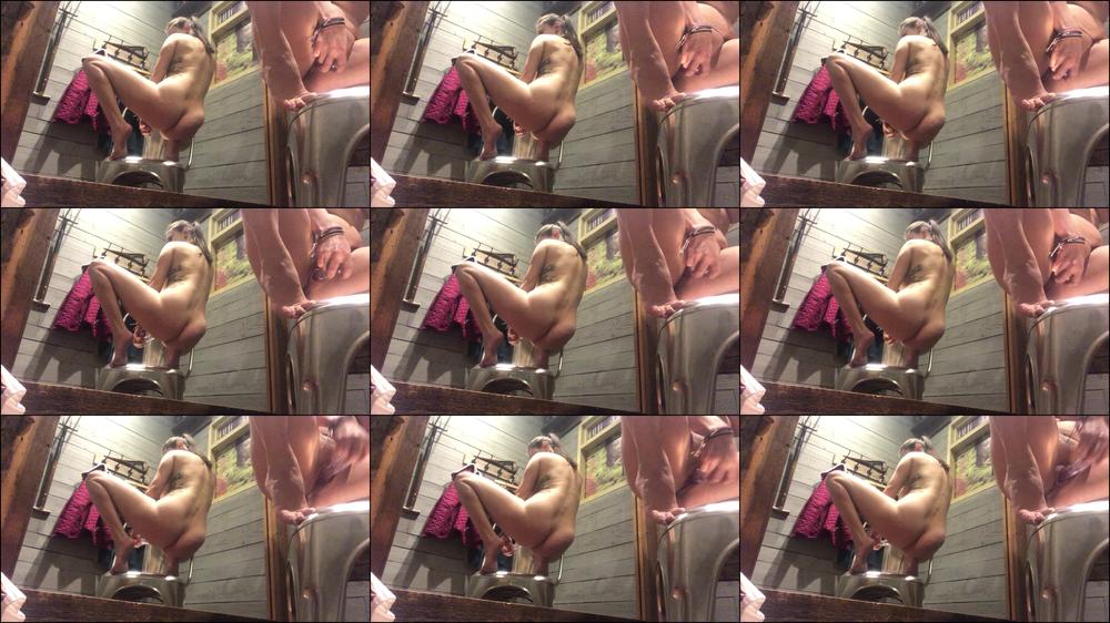 Dildo Fuck in Mirror