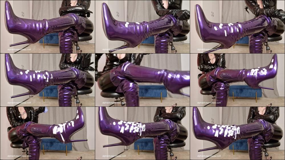 Purple Shiny Boots part 6 of 6