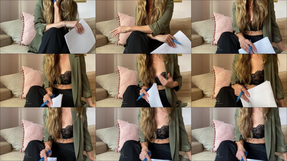 Lord Goddess Maria - Beta Therapy Fantasy With Dr Maria, Part 1