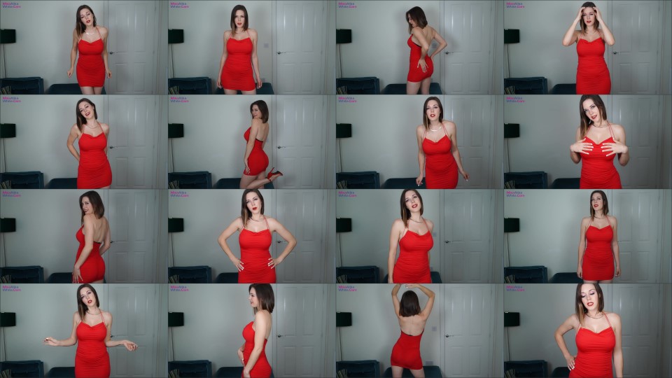 Miss Alika White Chastity Cage Cuck